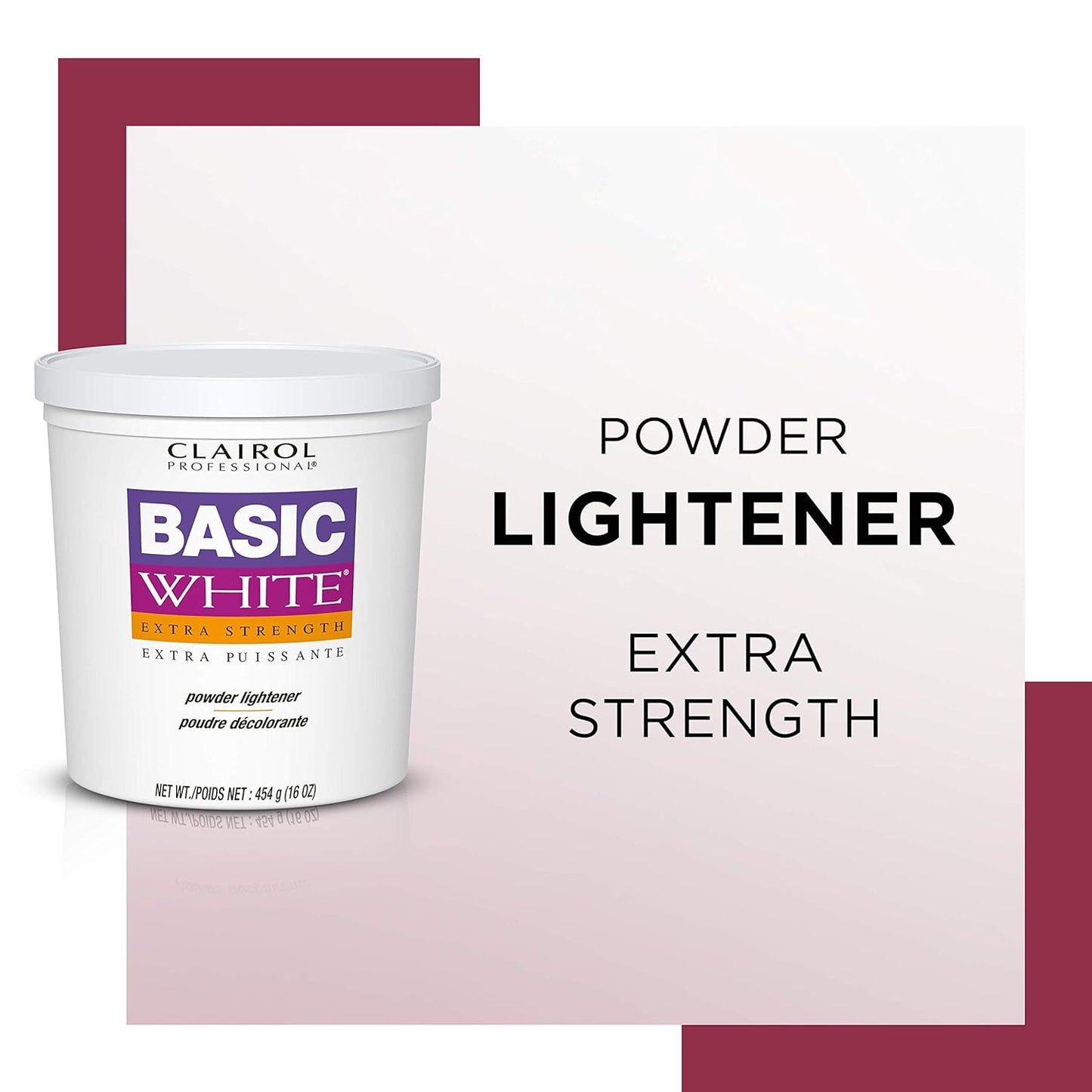 Basic White Powder Lightener Bleach 16oz