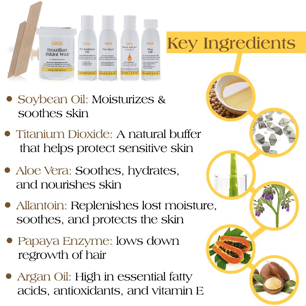 Brazilian Bikini Wax Microwave Formula Kit