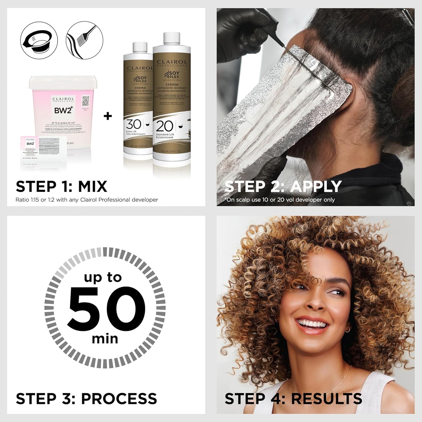 BW2+ Extra Strength Powder Lightener (8oz & 32oz)