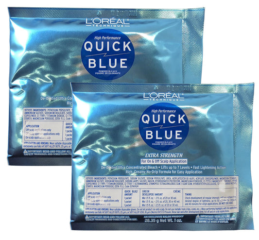 Quick Blue Powder Bleach 1oz Packets