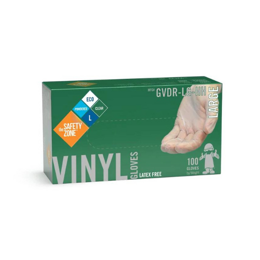 Vinyl Powdered Disposable Gloves (Box of 100)