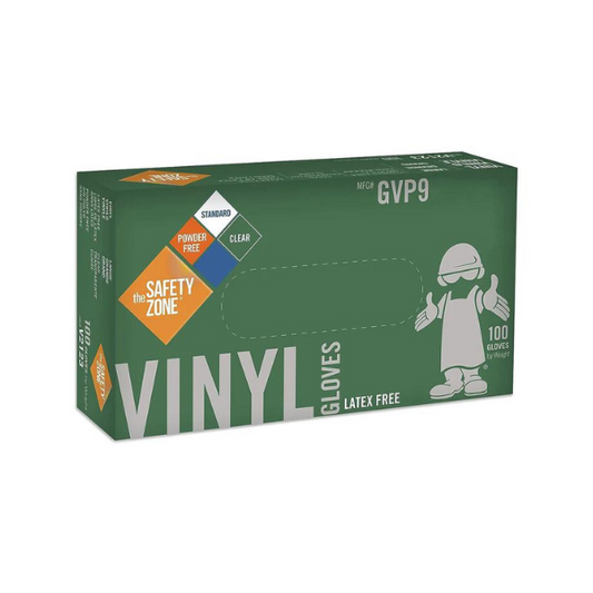 Vinyl Powder-Free Disposable Gloves (Box of 100)