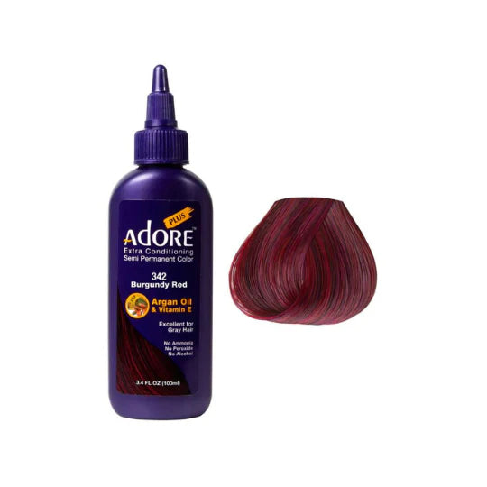 Adore Plus Extra Conditioning Semi Permanent Hair Color 3.4 Fl Oz