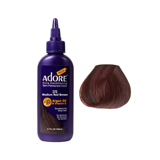 Adore Plus Extra Conditioning Semi Permanent Hair Color 3.4 Fl Oz