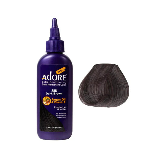 Adore Plus Extra Conditioning Semi Permanent Hair Color 3.4 Fl Oz