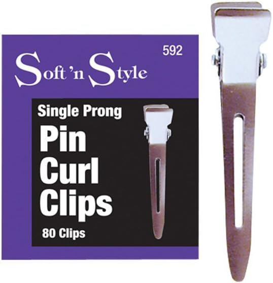 Single Prong Pin Curls (80 Pack)