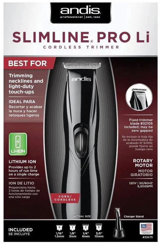 Andis Slimline Pro LI Trimmer (Black)