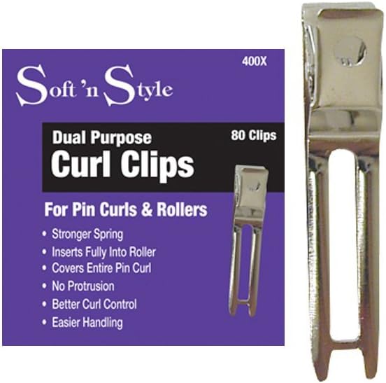 Dual Purpose Curl Clips (80 Pack)