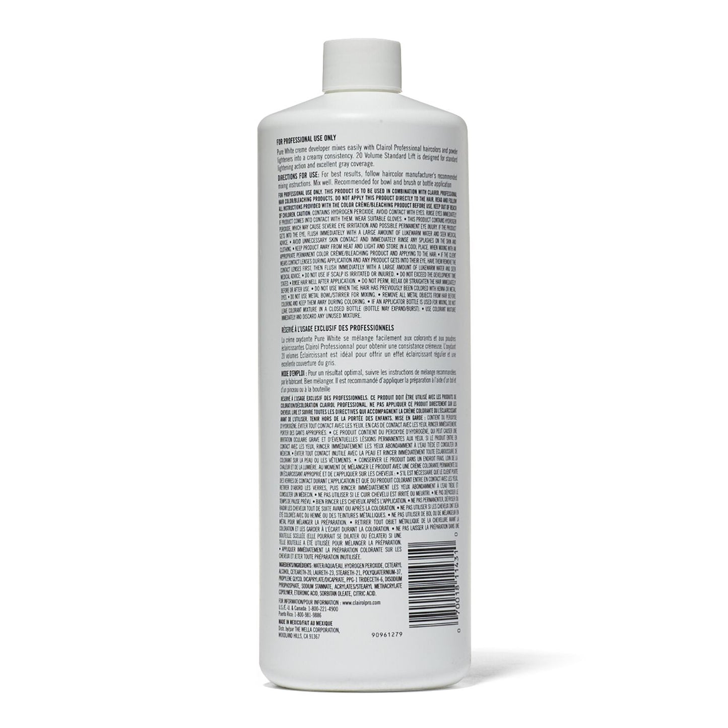 Pure White Developer 20 Volume 32oz